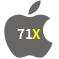 Aplicativo 71X para iOS