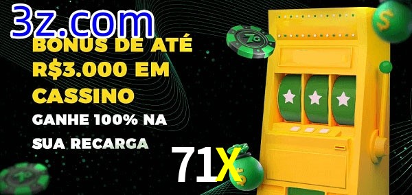 71X melhor bônus de depósito