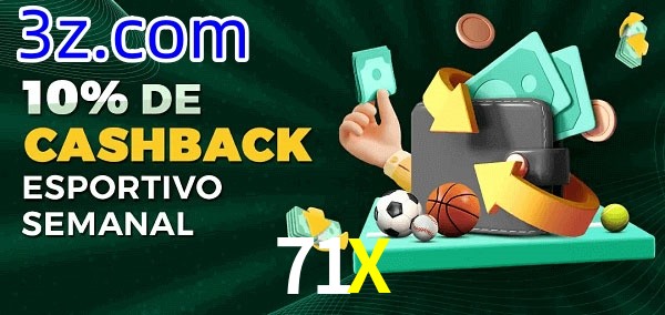 10% de bônus de cashback na 71X